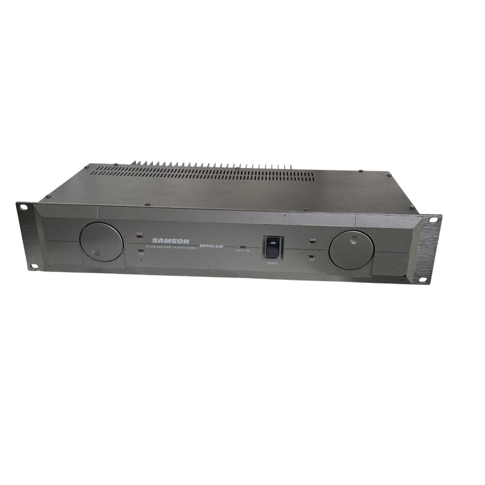 Servo 240 Studio Power Amplifier 120 Watt Samson DJ Equipment Vintage U